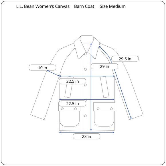 LL Bean Vintage Barn Coat Chore Flannel Lined Jacket Corduroy Trim Womens Medium - Picture 4 of 11